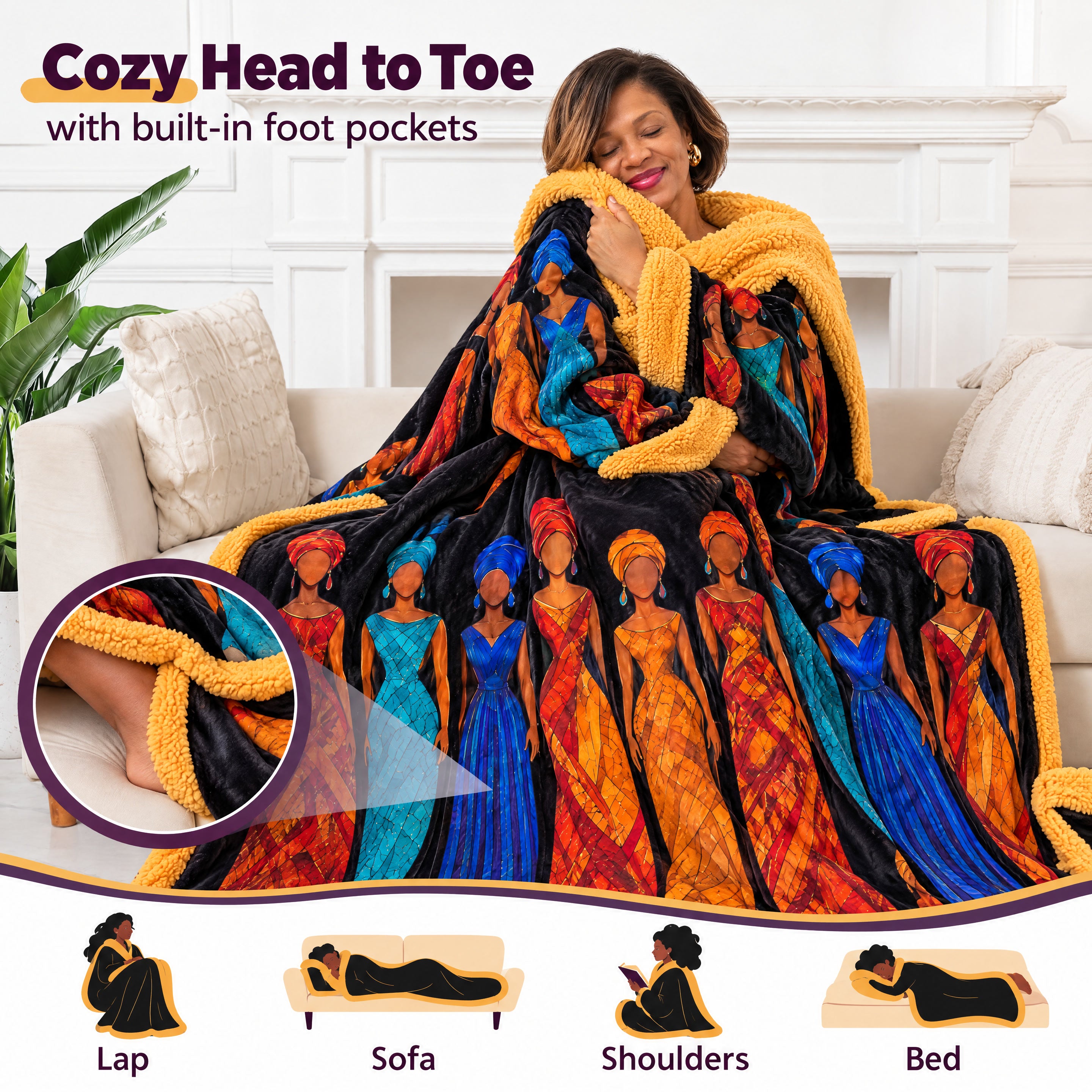 The Snuggly CozyCulture™ Heated Blanket Robe