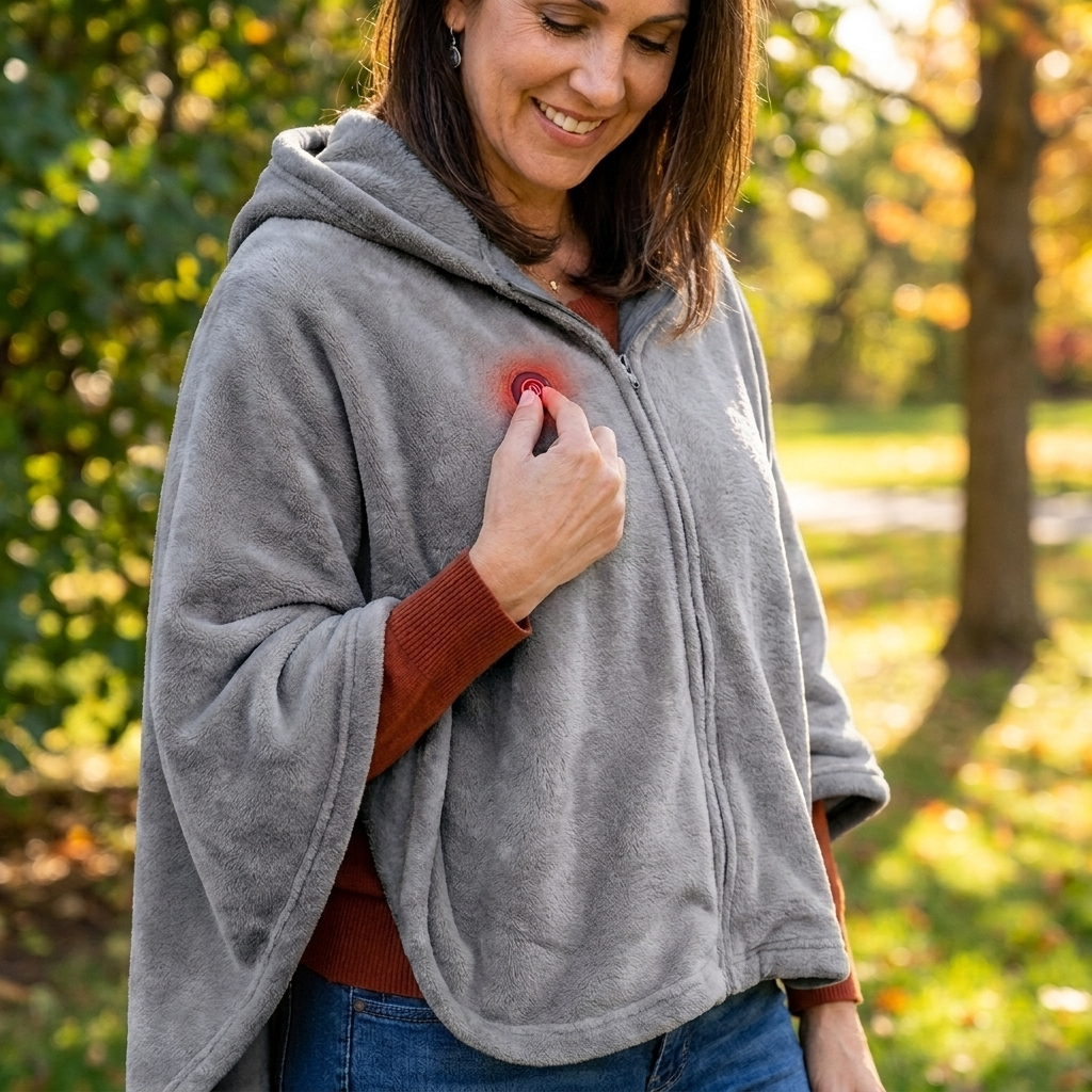 The Snuggly Wrap™ – Original Wearable Heated Blanket.