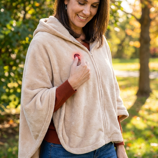 The Snuggly Wrap™ – Wearable Heated Blanket