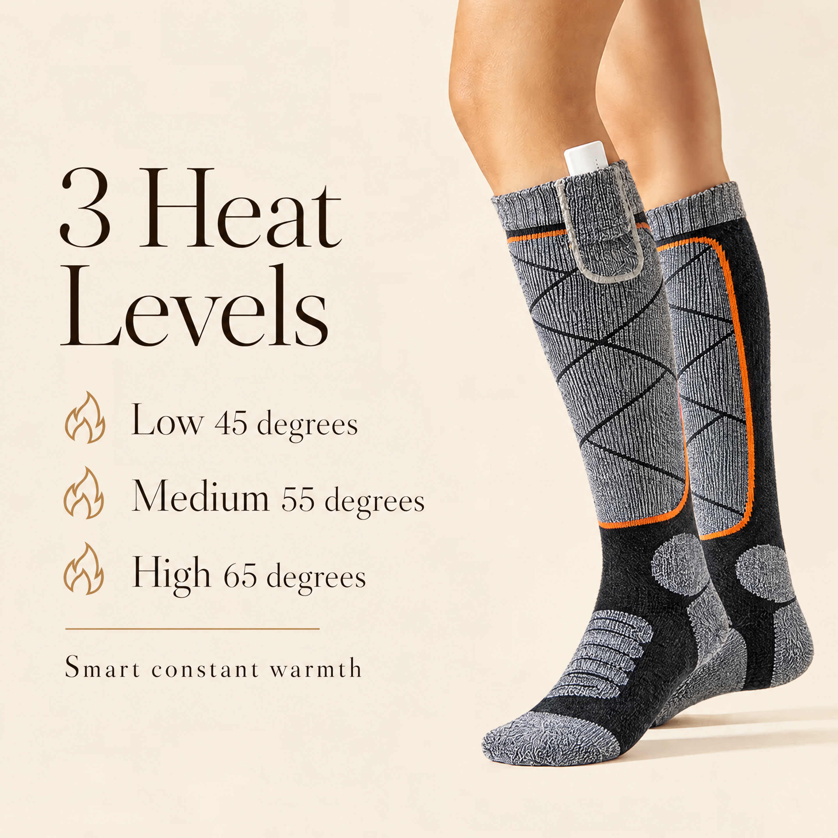 The Snuggly Socks™ – Original Rechargeable Heated Socks