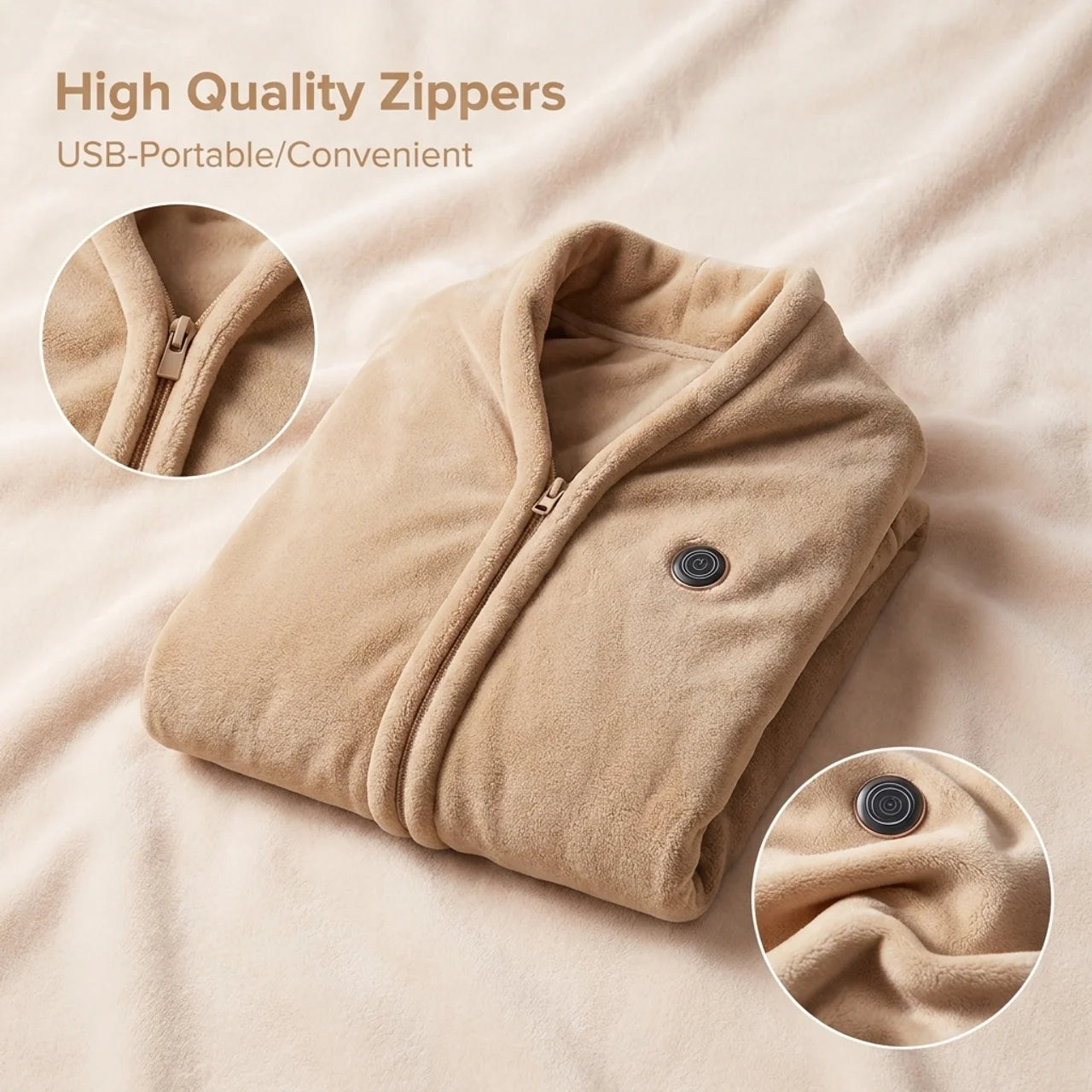 The Snuggly Wrap™ – Original Wearable Heated Blanket.