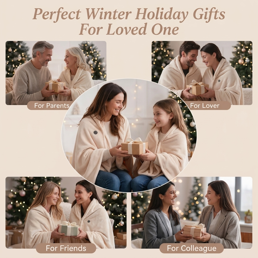 The Snuggly Wrap™ – Original Wearable Heated Blanket.
