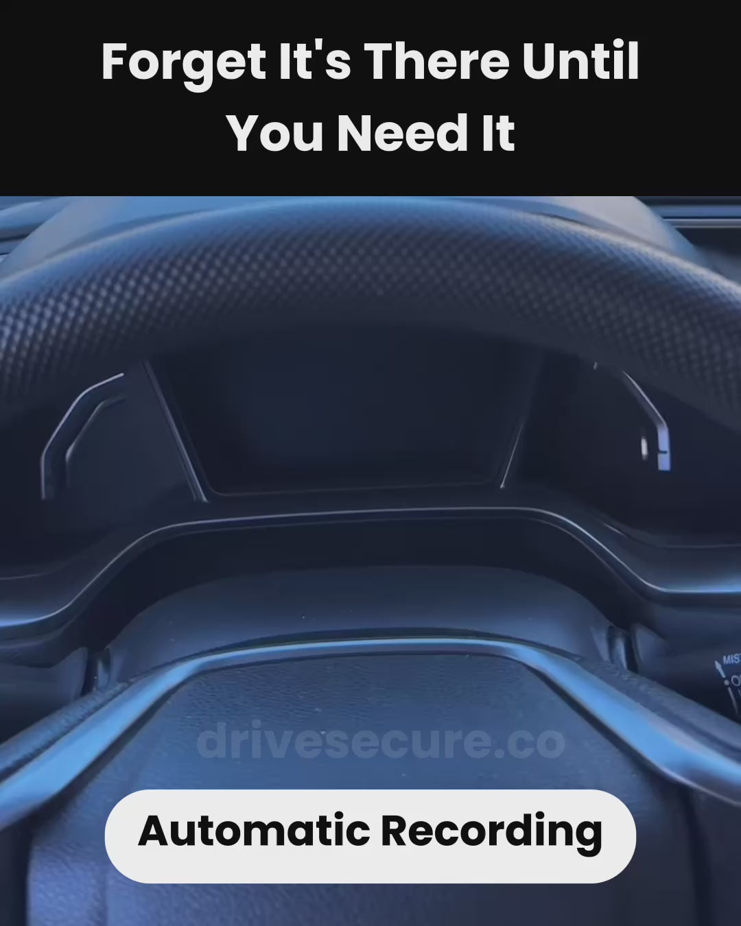 DriveSecure 3 Channel Dash Cam