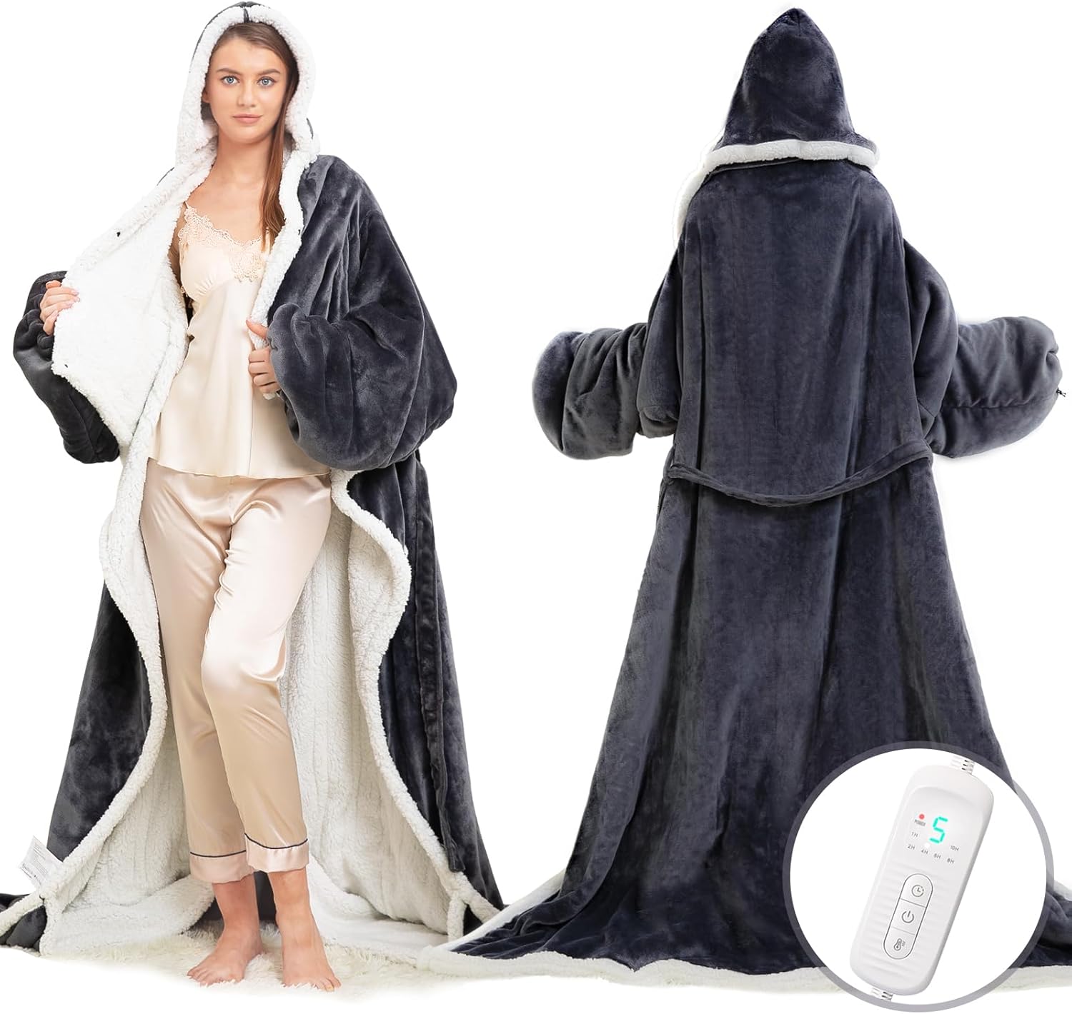 The Snuggly Robe™ – Wearable Heated Blanket Robe