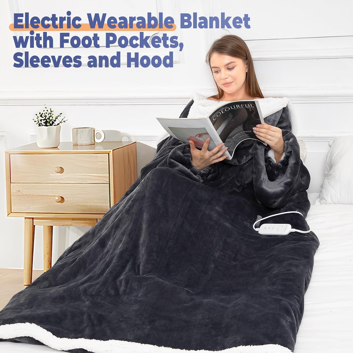 The Snuggly Robe™ – Wearable Heated Blanket Robe